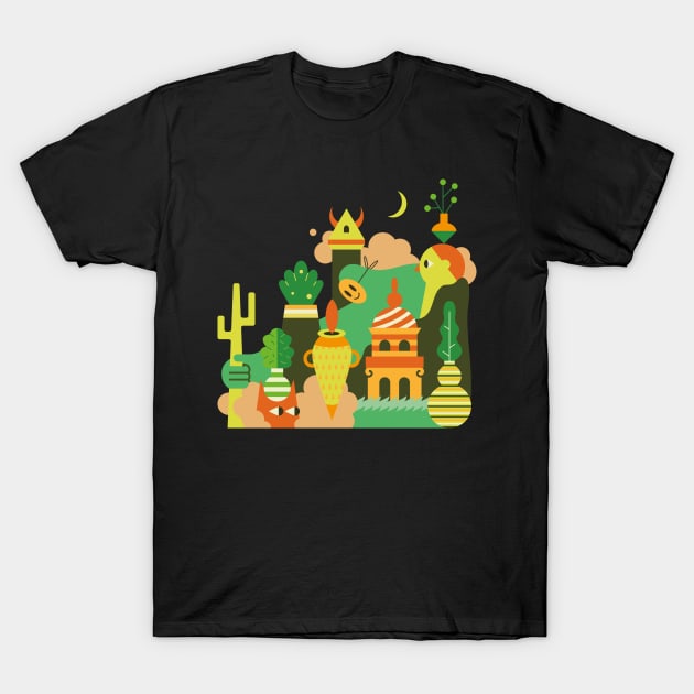 Imaginary island T-Shirt by Léo Alexandre